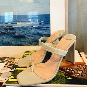 Beautiful Mint Green Minimalist Strap Heels